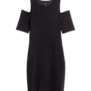 H&M Cold-shoulder Stretch Mini Dress!